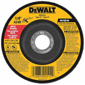DEWALT 115MMX6MMX22 2MM METAL, DW4514F