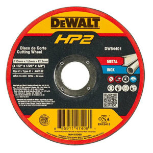 DISCO DE CORTE DE METAL HP2 4-12" 115MM, DW84401