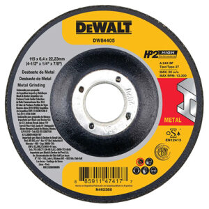DISCO DE DESBASTE 4-1/2 X 1/4 X 7/8 T-27, DW84405